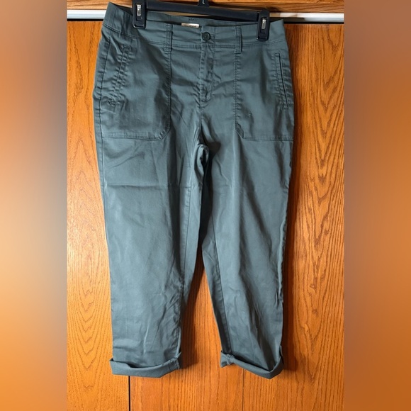 Westport Women’s Army Green Cotton Nylon Pants Adjustable Length Size 8 - Picture 7 of 16